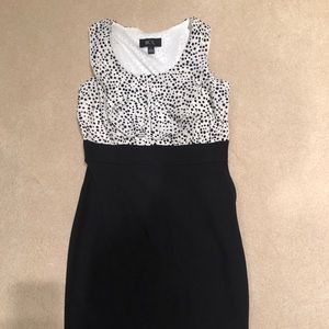 Black and white dress